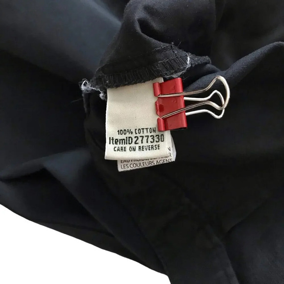 L.L. Bean Classic Fit Soft Black Straight Pants Women 6 - Picture 9 of 10